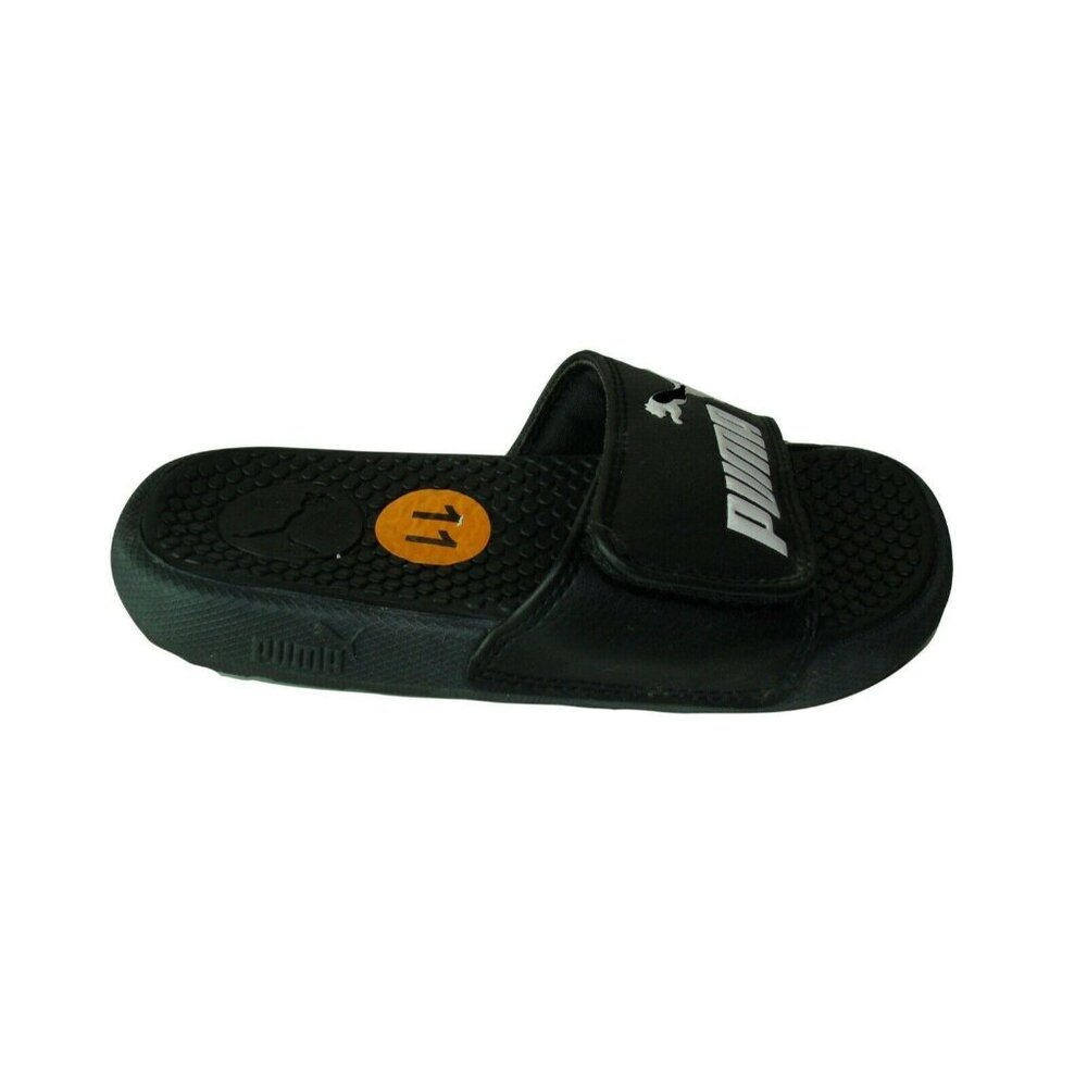 Puma Big Boys Slide Sandals Size 11 Black - Picture 7 of 7